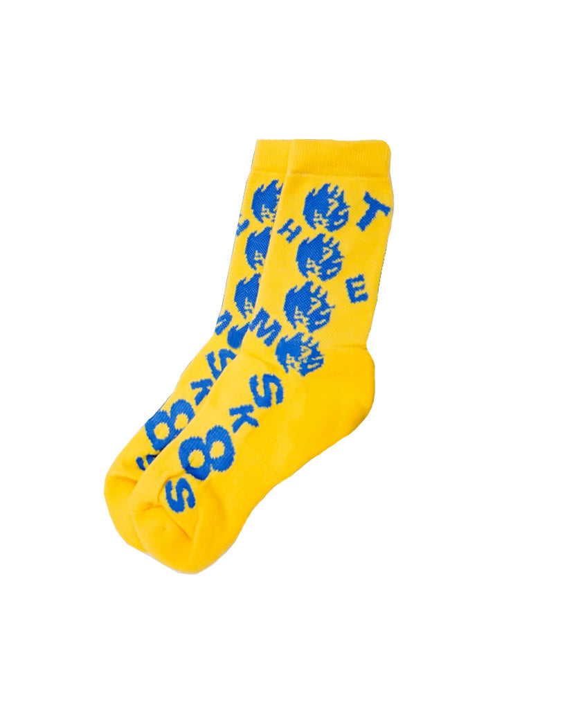 SOCKS - THEM SKATES - YELLOW